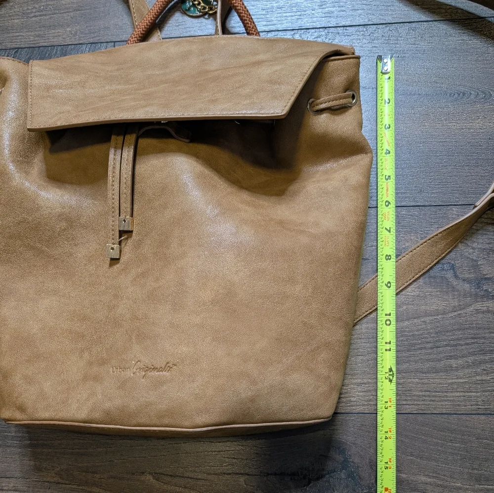Urban Originals Brown Leather Backpack‎